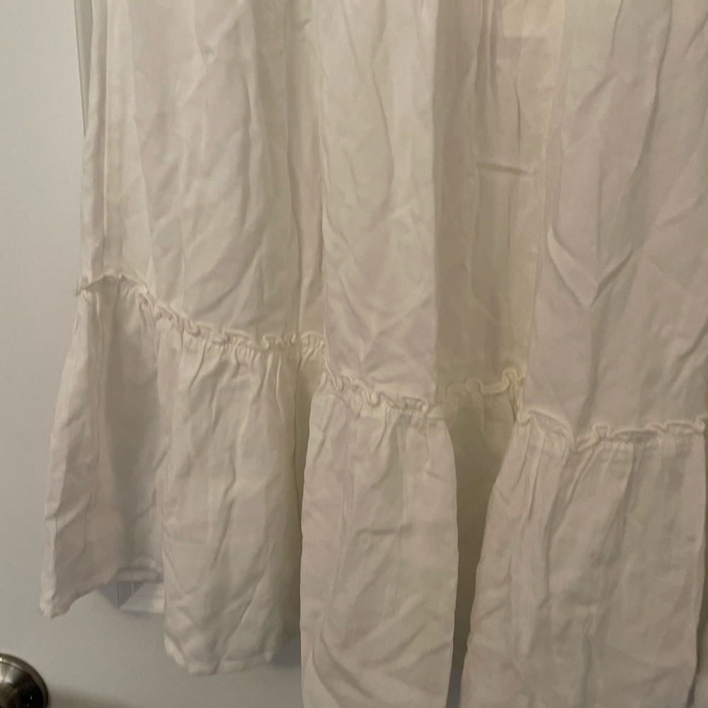 Vici for Love Tree White Boho tiered Maxi Skirt - Picture 6 of 7